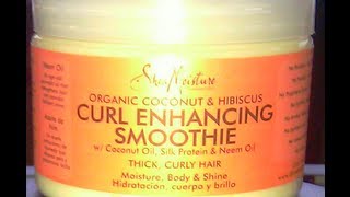 quot How to get 360 wave using SHEA MOISTURE curl enhancing smoothiequot REVIEW [upl. by Lledyl383]