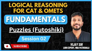 Logical Reasoning Fundamentals  Session 02  Puzzles  Futoshiki  MBA Pathshala  Vijay Sir [upl. by Moriah]