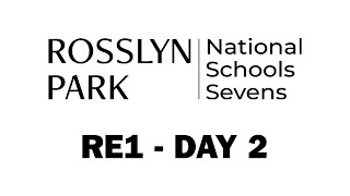 LIVE  Rosslyn Park National School Sevens 2023  RE1 day 2 [upl. by Drarrej]