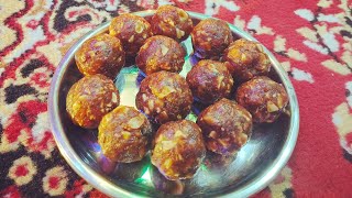 Dates laddu recipe  sugar free khajur ke laddu recipe खजूर के लड्डू [upl. by Oisacin934]