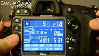 How to set Aperture on a Nikon D600 [upl. by Ayeka]