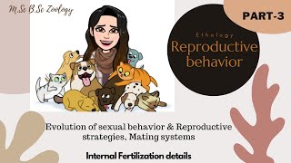 Part3 Internal FertilizationEvolution of Reproductive behavior amp Reproductive strategies Ethology [upl. by Erbas]