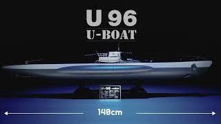 U 96 UBoat  Model Features [upl. by Anonyw]