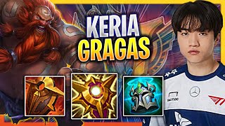 LEARN HOW TO PLAY GRAGAS SUPPORT LIKE A PRO  T1 Keria Plays Gragas Support vs Rell Season 2023 [upl. by Landsman]