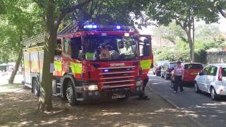 Bucks Fire Brigade gets a shout while at a Sports day at Bradwell Village [upl. by Kingston237]