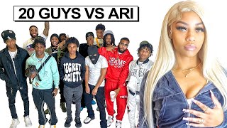 20 GUYS VS 1 INFLUENCER ARI [upl. by Stempien]