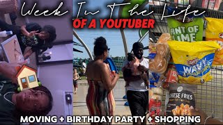 WEEK IN MY LIFE 🏠🛒🩷 MovingBirthdayPartyShoppingWorking [upl. by Ark]