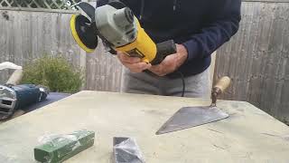 Cleaning an old trowel part 2 [upl. by Klotz7]