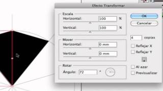 Creación de rosetones con Illustrator CS51 [upl. by Davilman682]