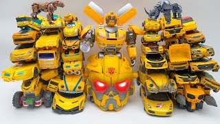 BÃI ĐỖ XE ÔTÔ ROBOT BIẾN HÌNH BUMBLEBEE  Carbot Tobot Xe Tải Cần Cẩu Xe Ủi Quái Thú HoạtHình [upl. by Niwdog]