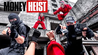 MONEY HEIST vs POLICE in REAL LIFE ll DIAMOND BLOOD ll FULL VERSION Epic Parkour Pov Chase [upl. by Crandell]