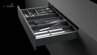 Hettich AvanTech YOU Slim Drawer System [upl. by Suravart]