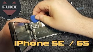 iPhone SE und 5S Display wechseln  was viele falsch machen  Anleitung  Tutorial Fuxx [upl. by Karlan]