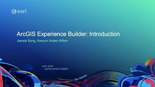 ArcGIS Experience Builder An Introduction [upl. by Ardied]