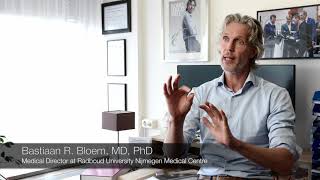 How to improve irregular gait  neurologist Bastiaan Bloem explains visual cueing [upl. by Euqinahs]