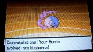 Munna Evolving Into Musharna [upl. by Ellek834]