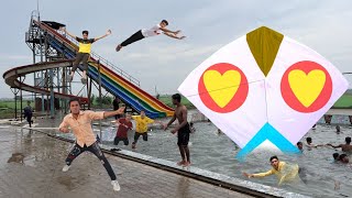 Kite Flying amp Eid Swimming Pool Enjoy  Kite [upl. by Akcire]