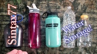 Backpacking Water Storage  Nalgene Disposable or Hydration Bladder [upl. by Christophe]