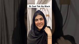 Ek Saal Tak No Black। rjkarishma comedy shorts [upl. by Pazia]