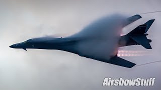 Vaporfest B1 Twilight Afterburner Flybys  EAA AirVenture Oshkosh 2017 [upl. by Maddocks]