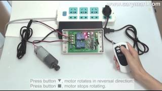 30A DC Motor Remote Controller with Manual Button and Limit Switch Function [upl. by Fira]