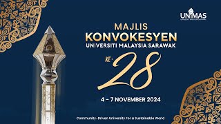 SIDANG 3  MAJLIS KONVOKESYEN UNIVERSITI MALAYSIA SARAWAK KE28 [upl. by Eniamzaj]