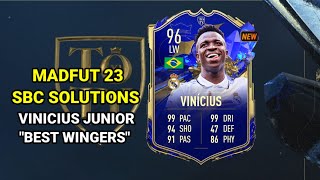 Madfut 23 Vinicius Junior Sbc Best Wingers [upl. by Neelear284]