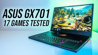 ASUS Zephyrus S GX701 Gaming Benchmarks  17 Games Tested [upl. by Froma534]