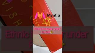 Myntra footwear under rs 500👡😍myntra footwearshortsviral ethnic shortsfeed ytshort goviral [upl. by Melisse]