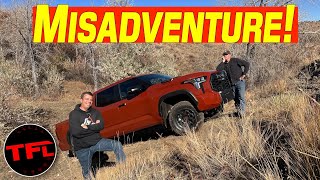 2024 Toyota Tundra TRD Pro OffRoad Review NARROWLY Escaped Major Trail Damage [upl. by Leda]