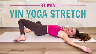 37 Min Yin Yoga  Full Body Fascia Stretch [upl. by Bradway]