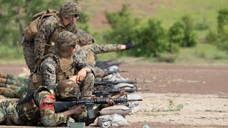 US Army and Marines conduct marksmanship training with Ghana Armed Forces soldiers African Lion 23 [upl. by Schou910]