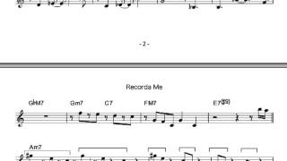 Recorda Me  Joe Henderson  solo transcription [upl. by Lecirg]