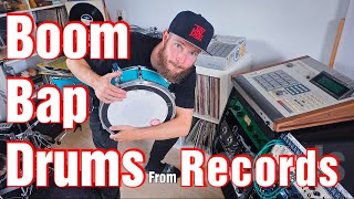 How I Make Boom Bap Drums From Vinyl On The Akai MPC [upl. by Etnuahc84]