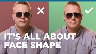 SUNGLASSES FOR MEN  How to Choose the Right Sunglasses for Your Face Shape [upl. by Genie182]