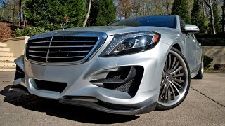 Lorinser Mercedes S550 on 22quot Lexani Forged Wheels [upl. by Nafri]