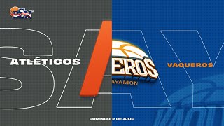 Atléticos de San Germán vs Vaqueros de Bayamón  Semifinal Juego 1 –2723  BSN 2023 [upl. by Idac]