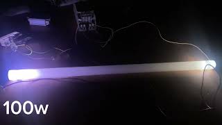 test of résistance of fluorescent tube  claude 18w 133 [upl. by Salahcin851]