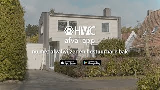 HVC Afval app  Nu met afvalwijzer en bestuurbare bak [upl. by Iny]