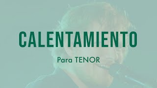 Calentamiento Vocal 5 mejores ejercicios para TENORES en 5 min  Haz esto todos los días [upl. by Arebma451]