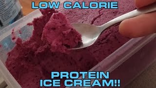 Low Calorie Ice Cream Recipe  High Protein Low Carbs [upl. by Julia911]