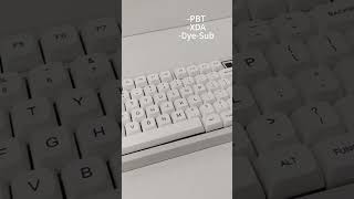 quotPure Worldquot of Keycap—XDA BOW PBT Keycap Set [upl. by Assirroc]