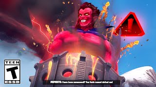 HES BEEN SUMMONED In Fortnite Event Update [upl. by Moraj]