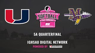 2024 IGHSAU State Softball 5A Quarterfinal Muscatine vs Urbandale [upl. by Lirba698]