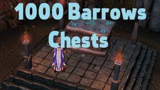 Loot from 1000 Barrows chests [upl. by Hussey]