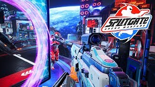 EPIC NEW FPS GAME Splitgate Arena Warfare [upl. by Dehnel]