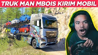 Pengiriman Mobil Melalui Pegunungan Yang Ekstrim  Euro Truck Simulator 2 [upl. by Fifi]