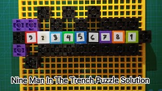 How To Solve Nine Man In a Trench Puzzle [upl. by Bandur]