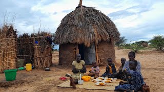 Cooking African Traditional food for lunchAfrican village life [upl. by Ley715]