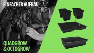 Nutriculture Hydrokultur Systeme  Quadgrow amp Octogrow [upl. by Mikel]